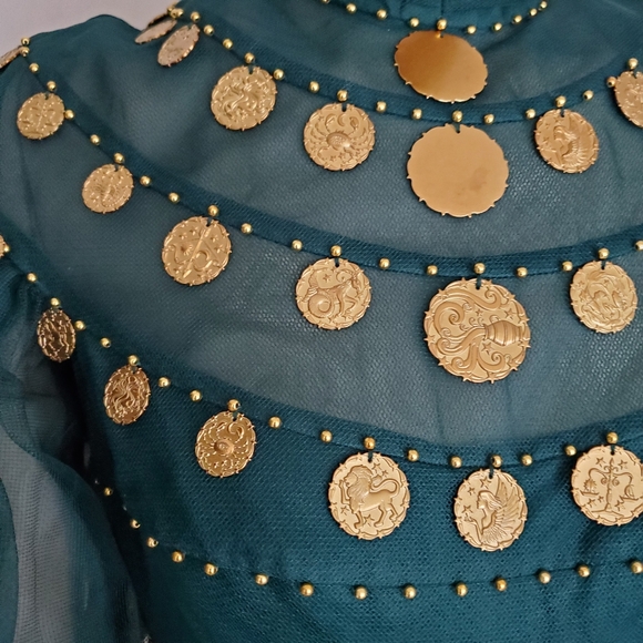 Zimmermann celestial charm green mini dress size 0, size 2 US - Picture 10 of 11